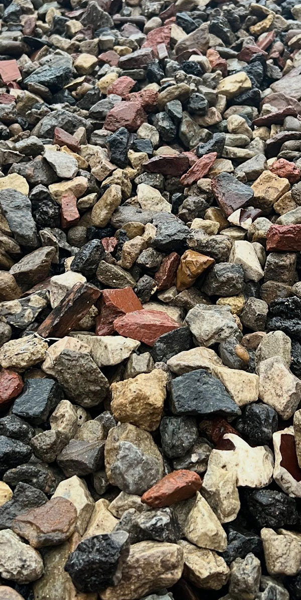 An image of 'Clean Oversized' aggregate.